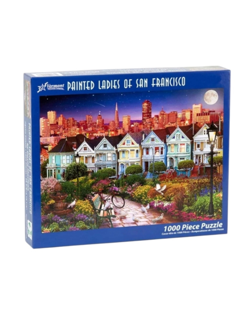 Vermont Christmas Company Painted Ladies of San Francisco Jigsaw Puzzle 1000 Pcs